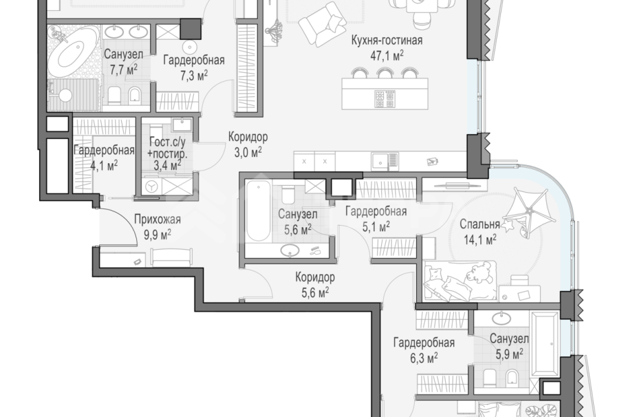 Объект ID 700000052 - Квартира