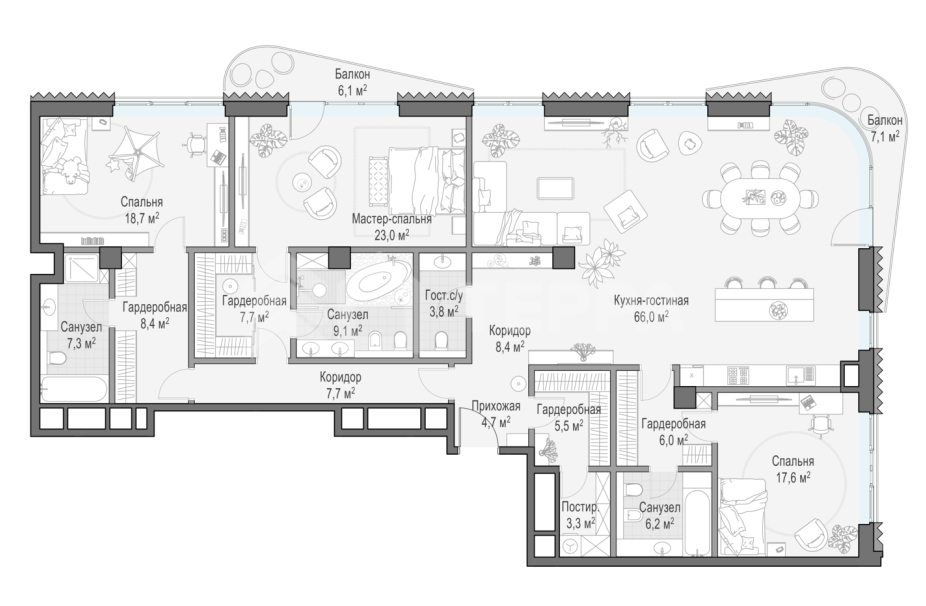 Объект ID 700000030 - Квартира