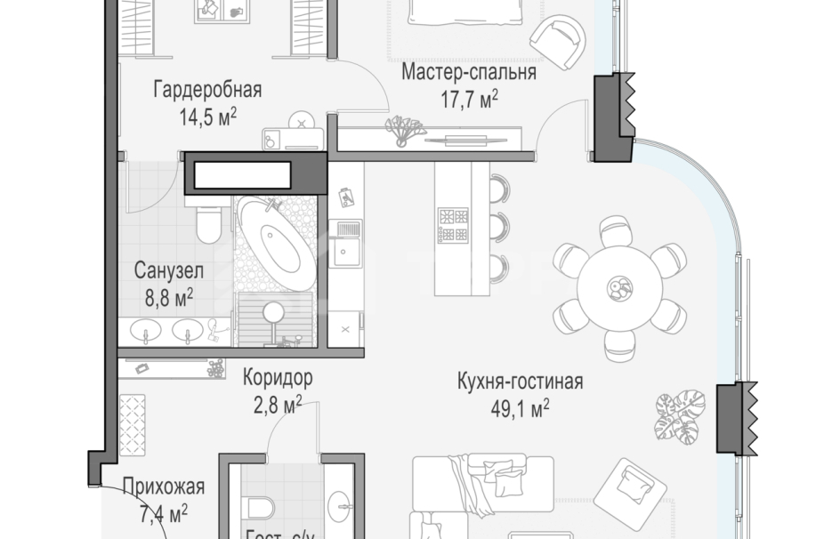 Объект ID 700000091 - Квартира