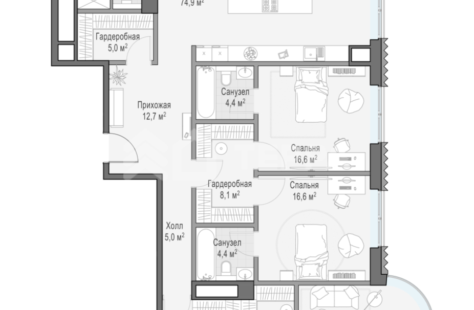 Объект ID 700000072 - Квартира