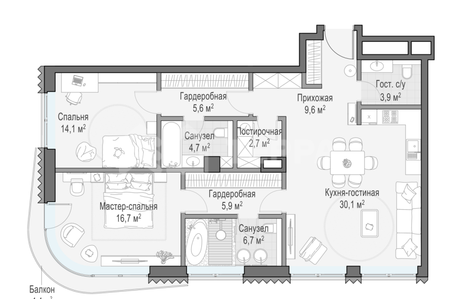 Объект ID 700000083 - Квартира