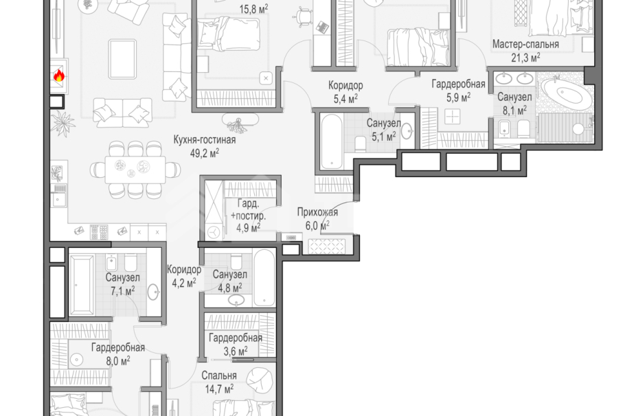 Объект ID 700000056 - Квартира