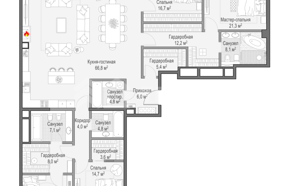 Объект ID 700000056 - Квартира