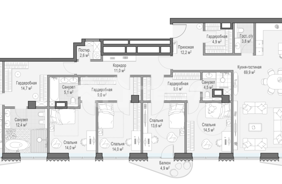 Объект ID 700000066 - Квартира