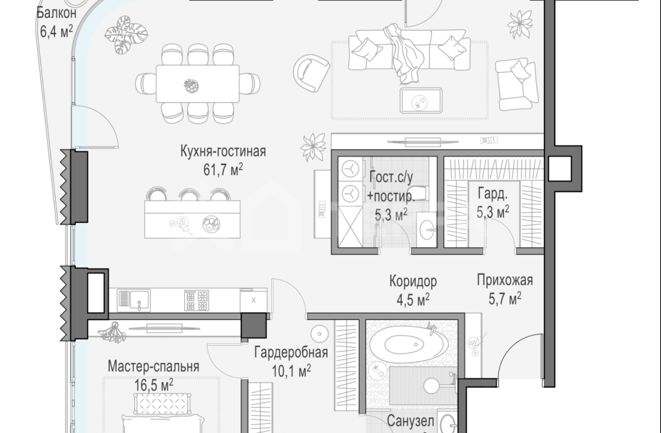 Объект ID 700000022 - Квартира