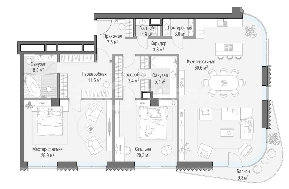 Объект ID 700000107 - Квартира