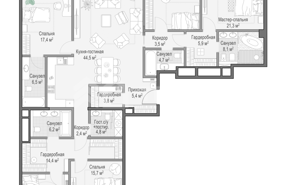 Объект ID 700000055 - Квартира