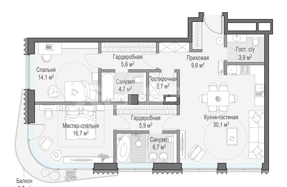 Объект ID 700000088 - Квартира
