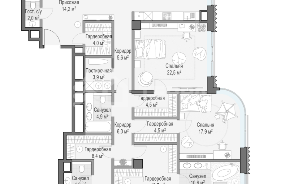 Объект ID 700000034 - Квартира