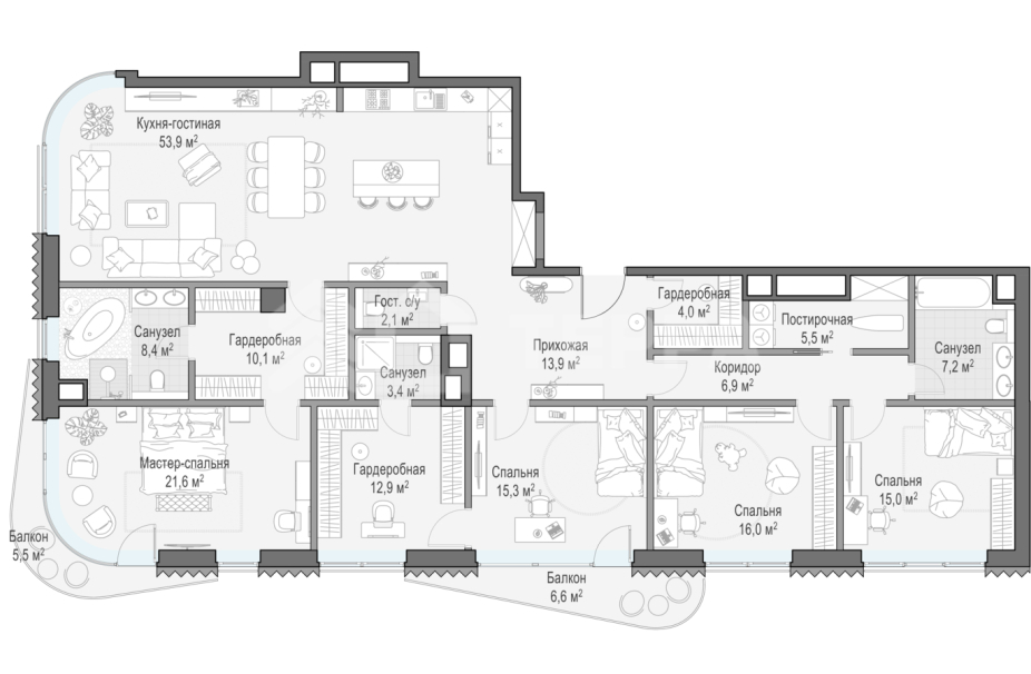 Объект ID 700000006 - Квартира