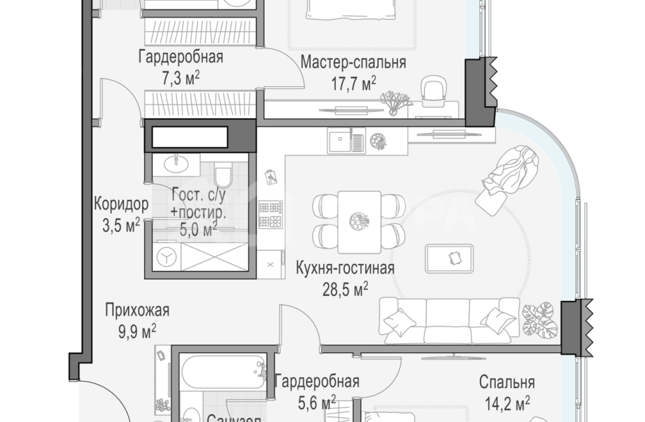 Объект ID 700000099 - Квартира