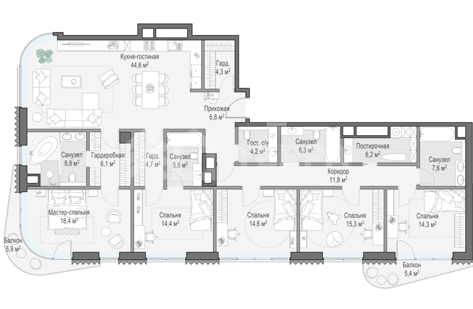 Объект ID 700000007 - Квартира