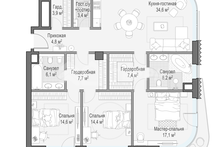 Объект ID 700000023 - Квартира
