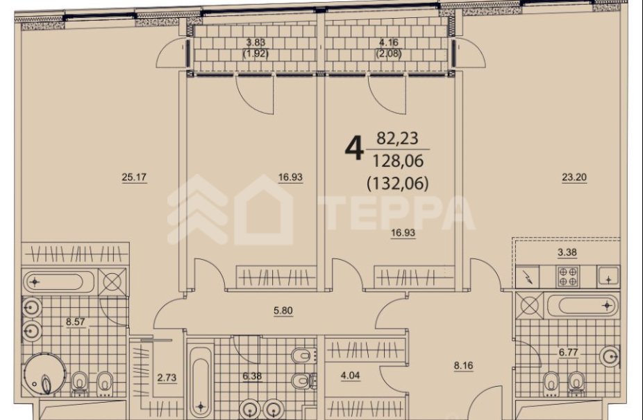 Объект ID 17213 - Квартира