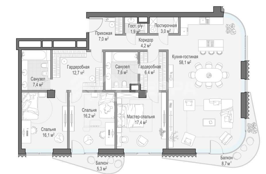 Объект ID 700000103 - Квартира