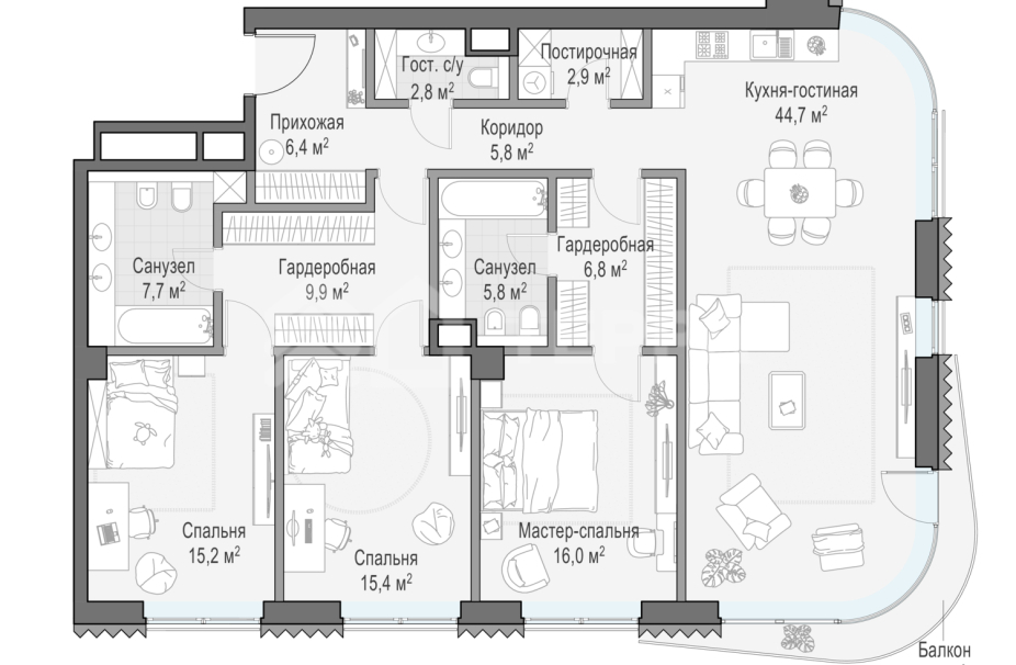 Объект ID 700000084 - Квартира