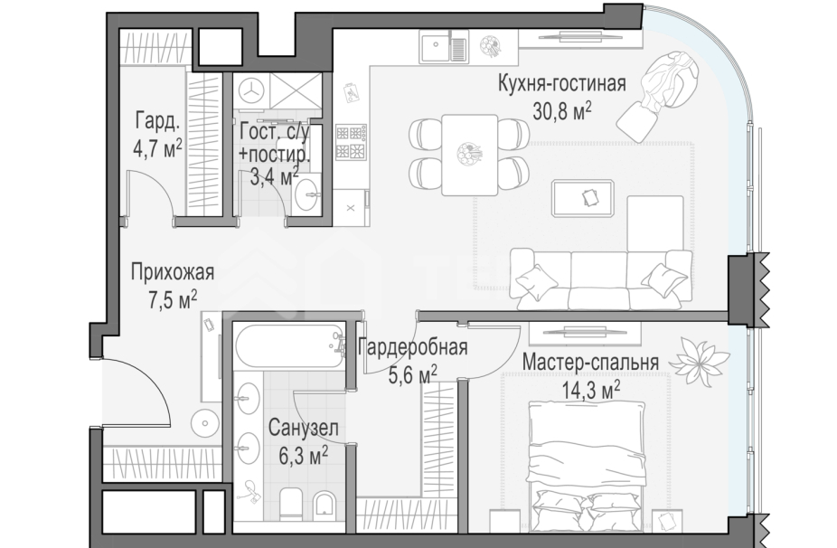 Объект ID 700000081 - Квартира