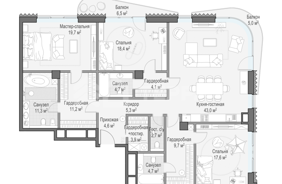 Объект ID 700000015 - Квартира